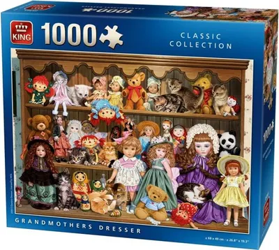 Obrázek produktu pro Babiččina komoda s dílky puzzle 1000
