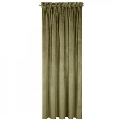 Obrázek produktu pro Záclona VILLA připravená na pásku 140x270 cm olivově zelená