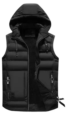 Image de Veste polaire pour hommes avec capuche et fermeture éclair