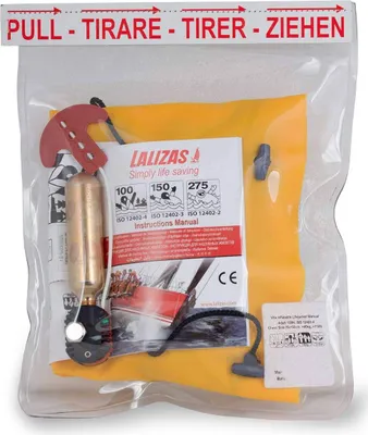 Produktbild von Rettungsweste Lalizas, 110N, manuelle Auslösung, ab 40kg, Brustumfang 70 - 150 cm