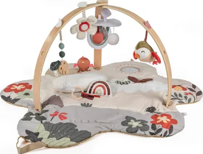 Produktbild von BabyGo Spielbogen Bianca, Flowers inkl. Krabbeldecke