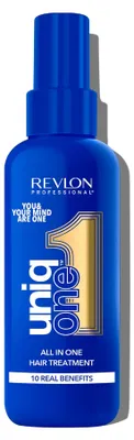 Produktbild von Revlon UniqOne Hair Treatment, Haarlotion, Frauen, Alle Haare, 150 ml, Anti-Frizz, Farbschutz, Schutz, Reparatur, Glanz, Weichmachend, Verstärkung, Spraydose