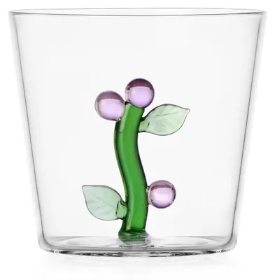 Glas Bernstein 30 cl Borosilikatglas handgefertigt