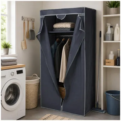 Produktbild von Kleiderschrank aus Textil Garderobe
