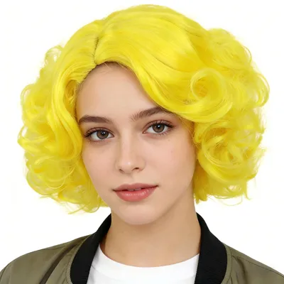 Image de Perruque courte - Boucles blondes