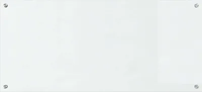Image de vidaXL Dos de cuisine Transparent 110 x 50 cm Verre trempé