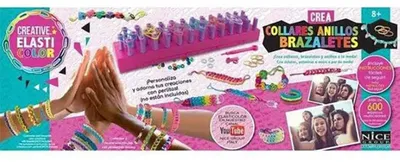 Produktbild von Multimarca Kreative Elasticolor 600 Gummibänder Rosa  Kinder Rosa One Size