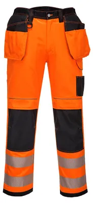 Produktbild von Portwest T501 PW3 Warnschutzhose Orange/Black Gr. 36