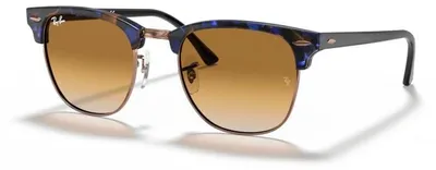 Productafbeelding van Ray-Ban CLUBMASTER FLECK, Volwassenen, Uni, Vierkant, Schildpadprint, Bruin, Blauw, Zwart, Niet gepolariseerde glazen, Acetaat