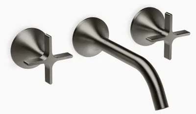 Immagine prodotto di Dornbracht VAIA Mélangeur mural pour lavabo sans vidage, poignée croisillon, saillie 190mm, 36712809-99, 36712809-99