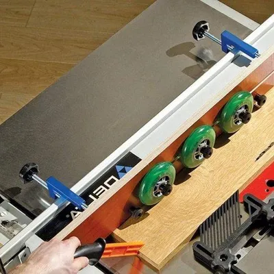Zdjęcie produktu dla Regulowany zacisk do obróbki drewna, czerwony, 76–591 mm