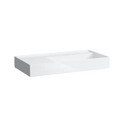 Obrázok produktu pre Umývadlo KARTELL 900x460mm odtok r. o ÜL o otvor pre batériu biely