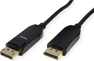 Produktbild von ROLINE DisplayPort v2.1 Kabel (AOC), 10K@60Hz, 54Gbit/s, UHBR13.5, ST/ST, 50 m