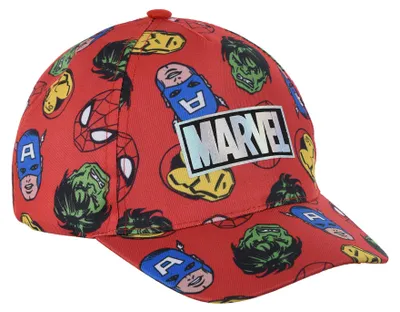 Produktbild von Avengers Kinder Kappe Jungen Baseball-Cap Mütze Sommer-Hut, Farbe:Rot, Größe:52