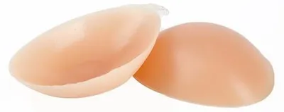 Obrázek produktu pro Silikonové vložky do podprsenky – tloušťka 3 – velikost C – odnímatelné samolepicí vložky – silikonové vložky pro zvětšení poprsí – do plavek a bikin – pohodlné polstrování – neviditelné a omyvatelné – pro ženy