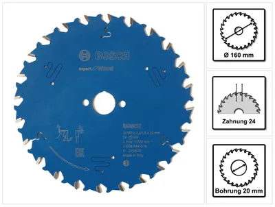 Obrázok produktu pre Bosch ‎2608644016, Drevo, 16 cm, Bosch, 439 g, 1 kusov