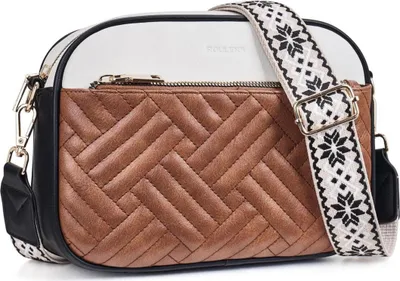 Obrázok produktu pre Roulens prešívané dámy rameno taškaPolyuretánkožené Crossbody taška nastaviteľný popruh