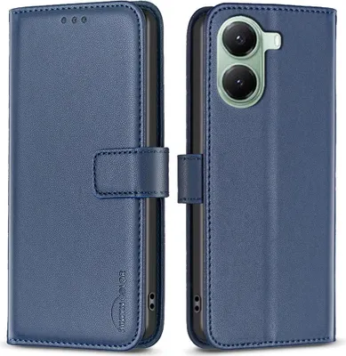 Produktbild von Xiaomi Poco X7 Pro Hülle - BINFEN Klapphülle - Blau