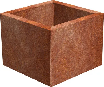 Immagine prodotto di CORGARDEN Fioriera da giardino a cubo 40 x 40 x 30 cm, corten CORGARDEN 1002