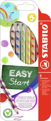 Produktbild von Ergonomischer Buntstift für Linkshänder - STABILO EASYcolors - mit 6 verschiedenen Farben