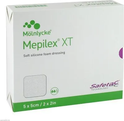 Produktbild von Mepilex XT 5x5 cm Schaumverband 5 St