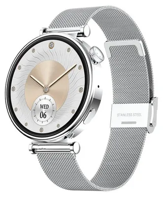 Zdjęcie produktu dla Riversong smartwatch GLOW srebrny SW906 AMOLED dwa paski