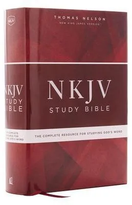 Produktbild von NKJV Study Bible, Hardcover, Red Letter Edition, Comfort Print