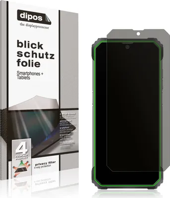 Produktbild von Blickschutzfolie für Blackview BV8800 matt Schutzfolie Folie Display Schutz dipos