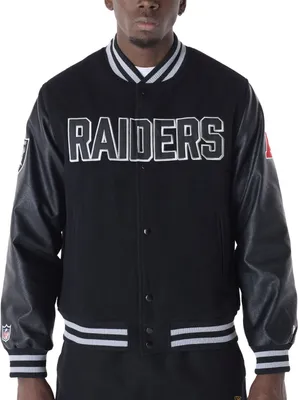 Produktbild von New Era Varsity NFL SIDELINE Jacke - Las Vegas Raiders - L