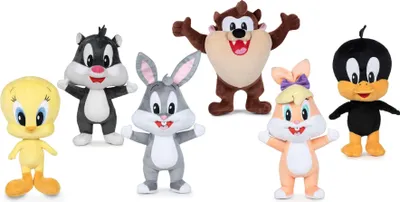 Obrázek produktu pro Plyšová hračka PLAY BY PLAY Daffy Duck 28 cm – Looney Tunes pro děti