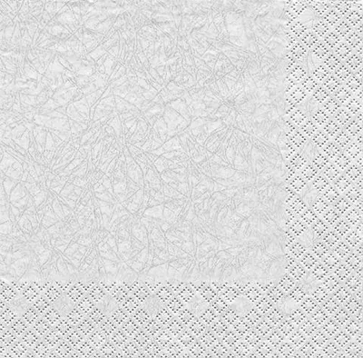 Produktbild von 20 Servietten Weiß 25 x 25 cm 3 lagig, Cocktail Servietten, Servietten Modern Colours Tissue für den gedeckten Tisch Anlass, Fest, Party, Hochzeit, Taufe, Kommunion, Weihnachten, Ostern