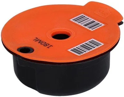 Productafbeelding van Koffiefilter voor melkkapsules - Herbruikbaar - Milieuvriendelijk - Staal - 180 ml - inclusief lepel en borstel