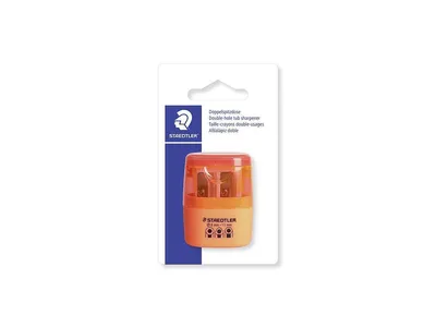 Obrázek produktu pro Staedtler 51260F4-BK, Ruční ořezávátko, Červená, 1,1 cm, Blistr, 1 kusů