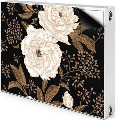 Produktbild von Magnet Verkleidung Abdeckung Heizkörperabdeckung Heizkörperabdeckung 90x60 cm  - Rosen, stilvoll Retro