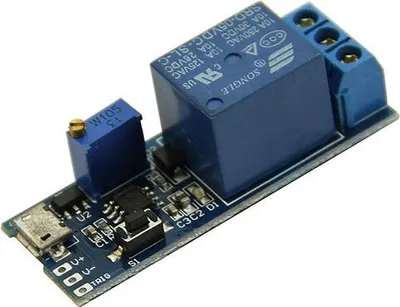 Produktbild von Zeitrelais – Relais mit Zeitverzögerung und Micro-USB-Anschluss 5v - 30V