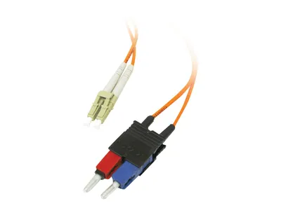 Produktbild von C2G 3m LC/SC LSZH Duplex 62.5/125 Multimode Fibre Patch Cable, 3 m