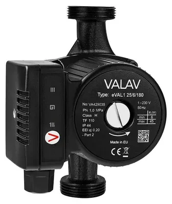 Produktbild von EVAL1 Umwälzpumpe 25/4-180 Hocheffizienzpumpe 180 mm 3-Stufen