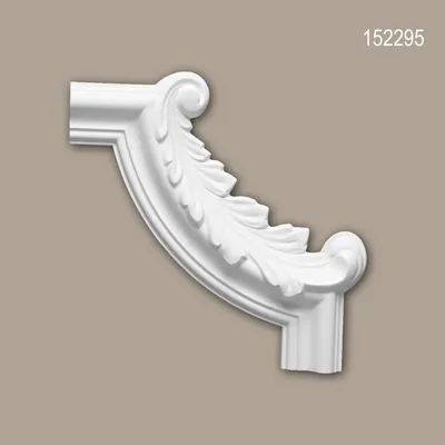 Produktbild von PROFHOME 152295 Eckelement für Wandleiste Zierelement dekoratives Element