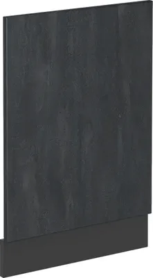 Produktbild von Frontblende Vicco R-Line Schwarz Beton 45 cm ohne Arbeitsplatte, Model 42830