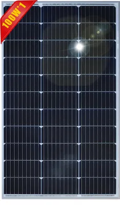 Obrázok produktu pre Solárny panel, monokryštalická konštrukcia, vysoká účinnosť, 100 W, 1 ks