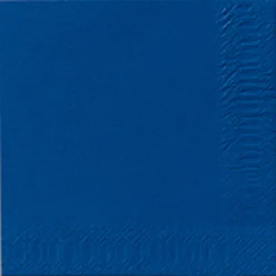 Productafbeelding van Duni 104051 Cocktail-Servietten 3lagig Tissue Uni dunkelblau, 24 x 24 cm, 20 Stück