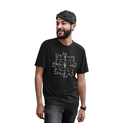 Immagine prodotto di Maglietta a maniche corte con logo "The Lost Boys", colore nero, taglia S