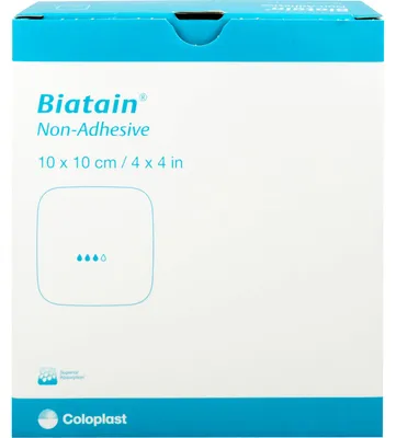 Produktbild von Biatain Schaumverband nichthaftend 10x10cm 3410, 10 St VER