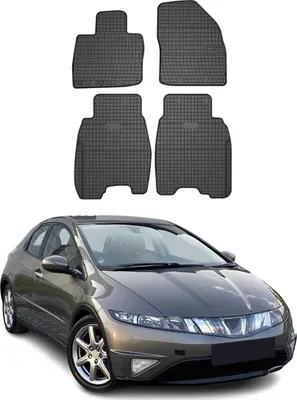 Obrázok produktu pre 2006-2011 Honda Civic 5D HB Gummi Schwarz 4 tlg