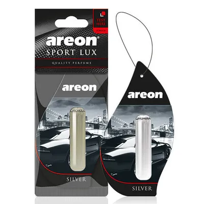 Zdjęcie produktu dla Areon Sport Lux Liquid Zawieszka zapachowa do samochodu Silver, 1 sztuka
