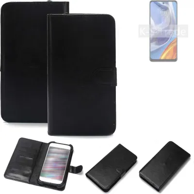 Produktbild von K-S-Trade Handyhülle Schutzhülle kompatibel mit Motorola Moto E32s Handy Schutz Hülle Handyhülle Bumper schwarz 1x
