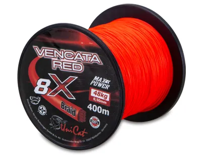 Obrázok produktu pre Uni Cat Wallerschnur Vencata Red 8X Braid (400 m)