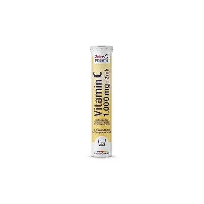 Obrázek produktu pro Zein Pharma vitamn C + zinek, pomeran, 20 umivch tablet 13820