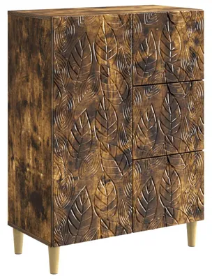 Productafbeelding van Dressoir Gerookt eiken 66 x 34,5 x 90 cm Bewerkt hout