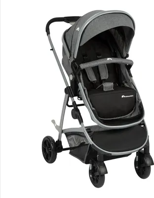 Produktbild von Bebeconfort Hello 3-in-1 Kinderwagen, inkl. Babyschale und Wandelbarer Babywanne, nutzbar ab der Geburt bis ca. 4 Jahre, 0-22 kg, Black Chic